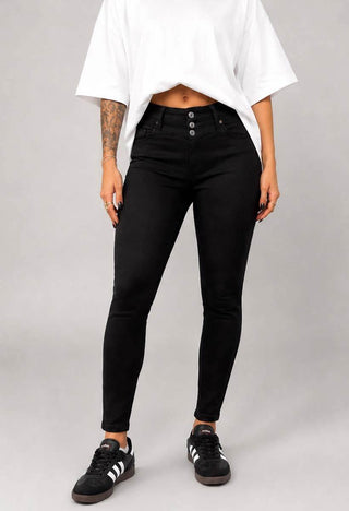 Jeans Skinny Pantalón Tiro Medio 21346
