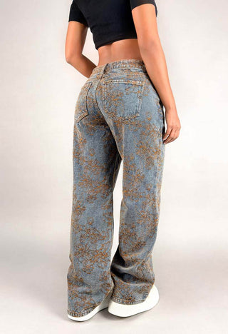 Jean Straight Jacquard 76636