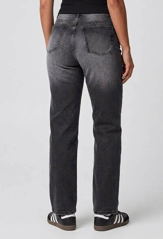 Jeans Straight Tiro Alto 21261
