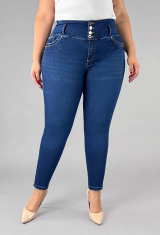 Jeans Skinny Tiro Alto 95440