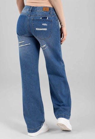 Jeans Wide Leg Adolescente 12390